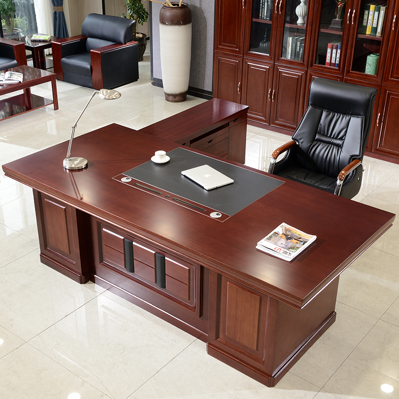 烤漆油漆办公班台老板桌 