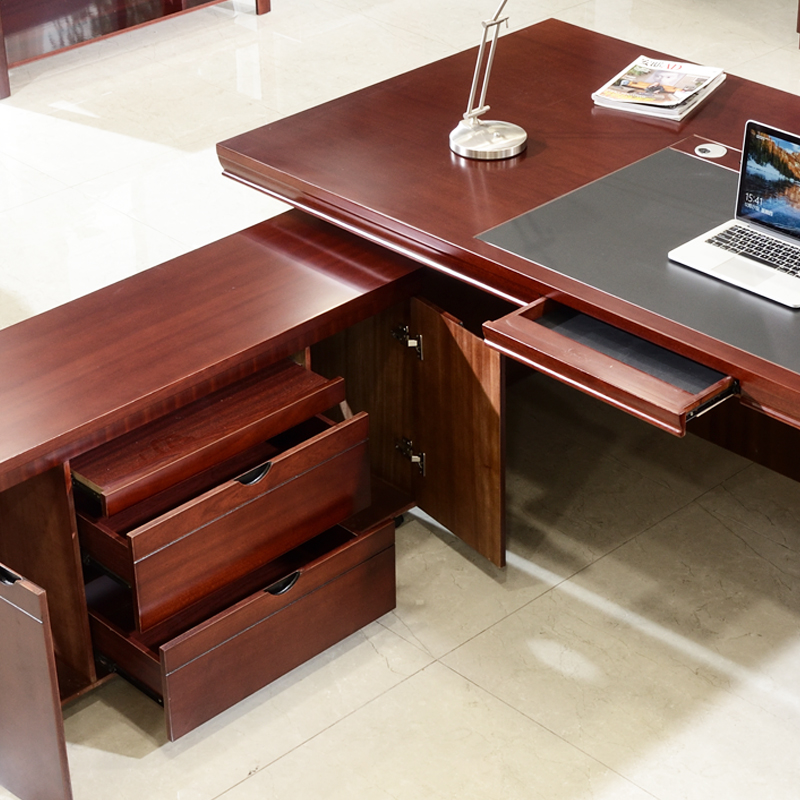 烤漆油漆办公班台老板桌 