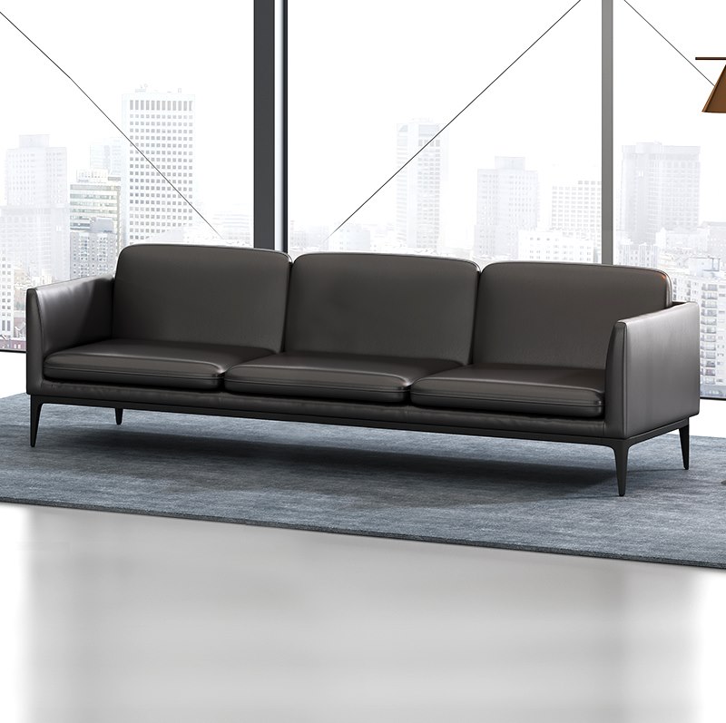 新款***办公沙发茶几