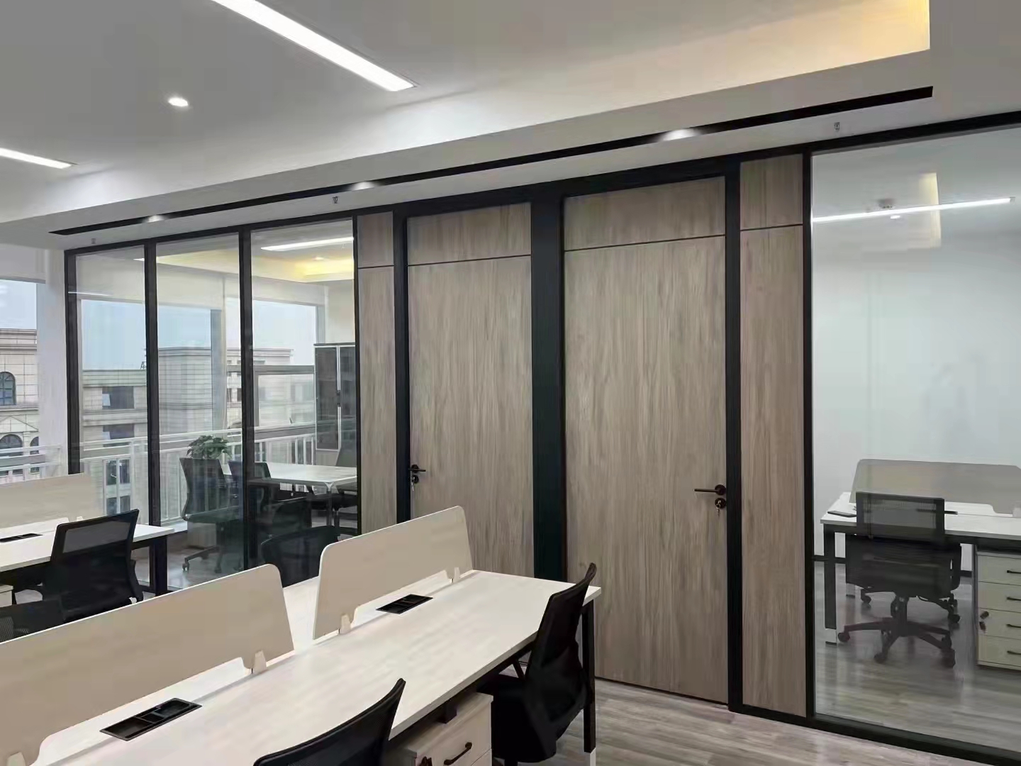 玻璃隔断墙 百叶玻璃墙 