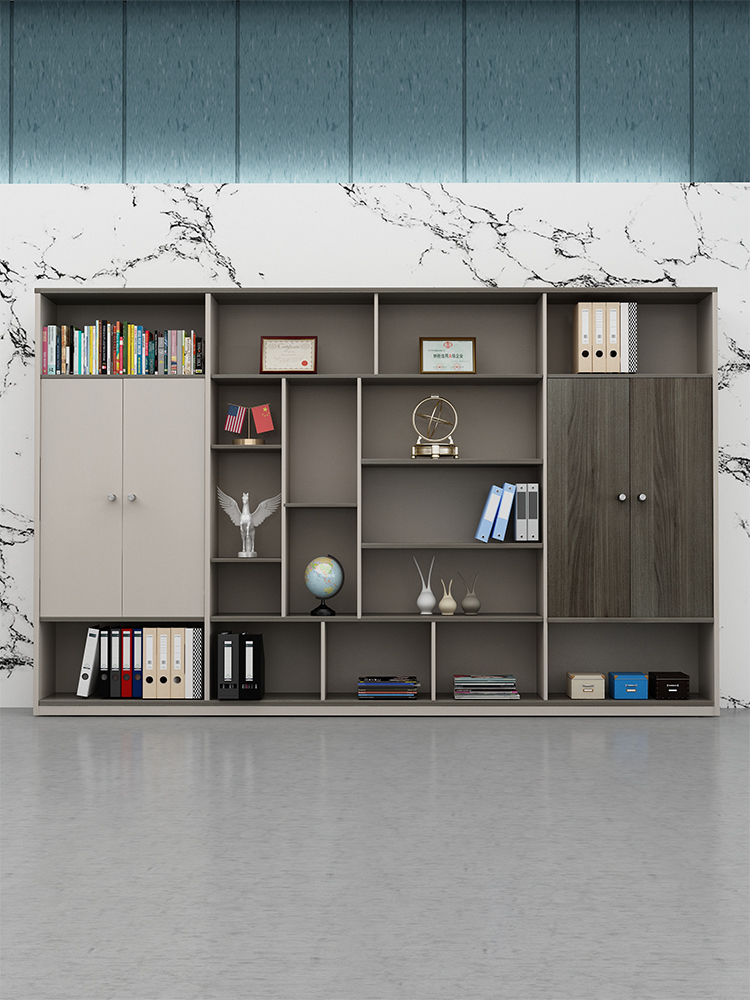 现代***办公班台桌老板办公桌椅组合